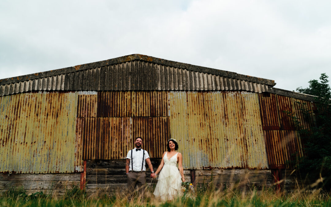 KICK-ASS FESTIVAL WEDDING IN THE WOODS